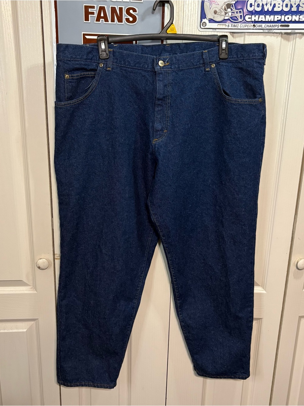 LL Bean Classic Men's Dark Blue Denim Jeans